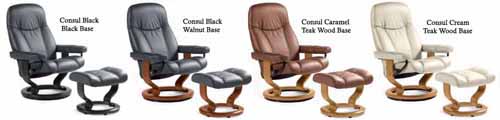Stressless Consul Recliner chair and Ottoman by Ekornes